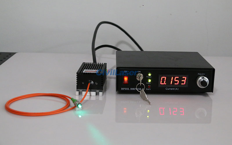 single mode fiber coupled laser